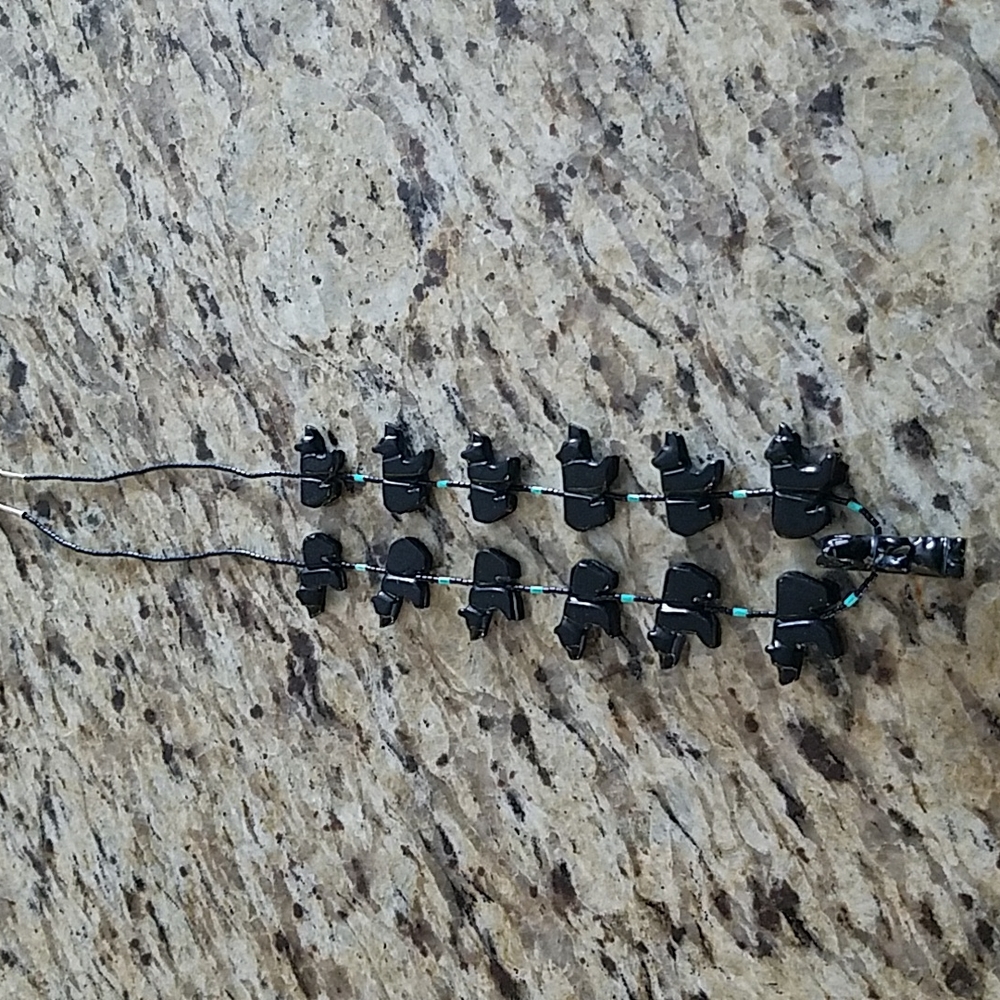 Navajo Bear Fetish Necklace